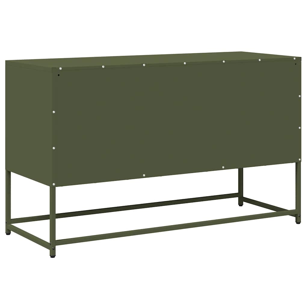ντουλάπι τηλεόρασης vidaXL Ελαιοπράσινο 100,5x39x60,5 cm