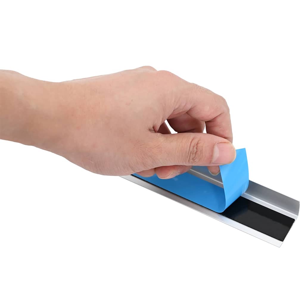 vidaXL Προστατευτικά ακμών σκάλας 30 pcs Ασημί 67 cm Αλουμίνιο