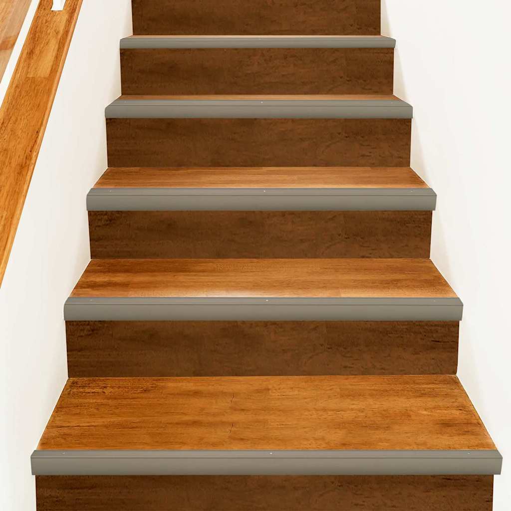 vidaXL Προστατευτικά ακμών σκάλας 30 pcs Μπρονζέ 67 cm Αλουμίνιο