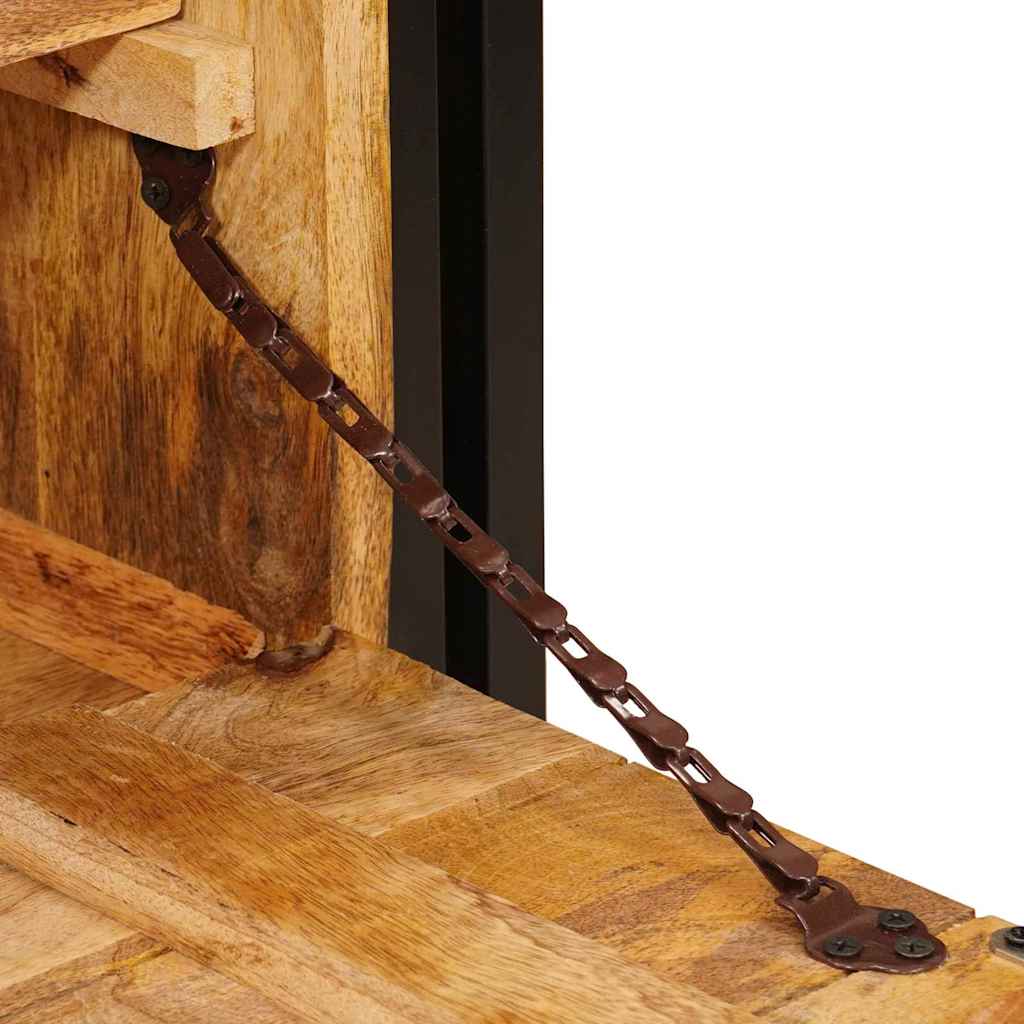 vidaXL Ντουλάπα Παπουτσιών Καφέ 90 x 38 x 45 εκ. Μασίφ ξύλο μάνγκο