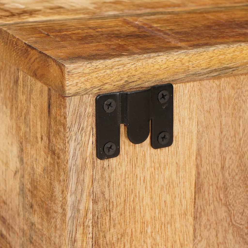 vidaXL Κομοδίνο 2 pcs Καφέ 35 x 33 x 48 εκ Στερεό ξύλο μάνγκο