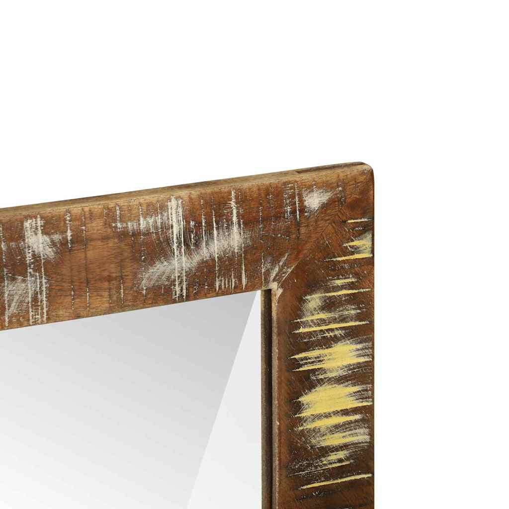 vidaXL Καθρέφτης Μπάνιου 50x22x70 εκ. Στερεό Ξύλο Ανακυκλωμένο