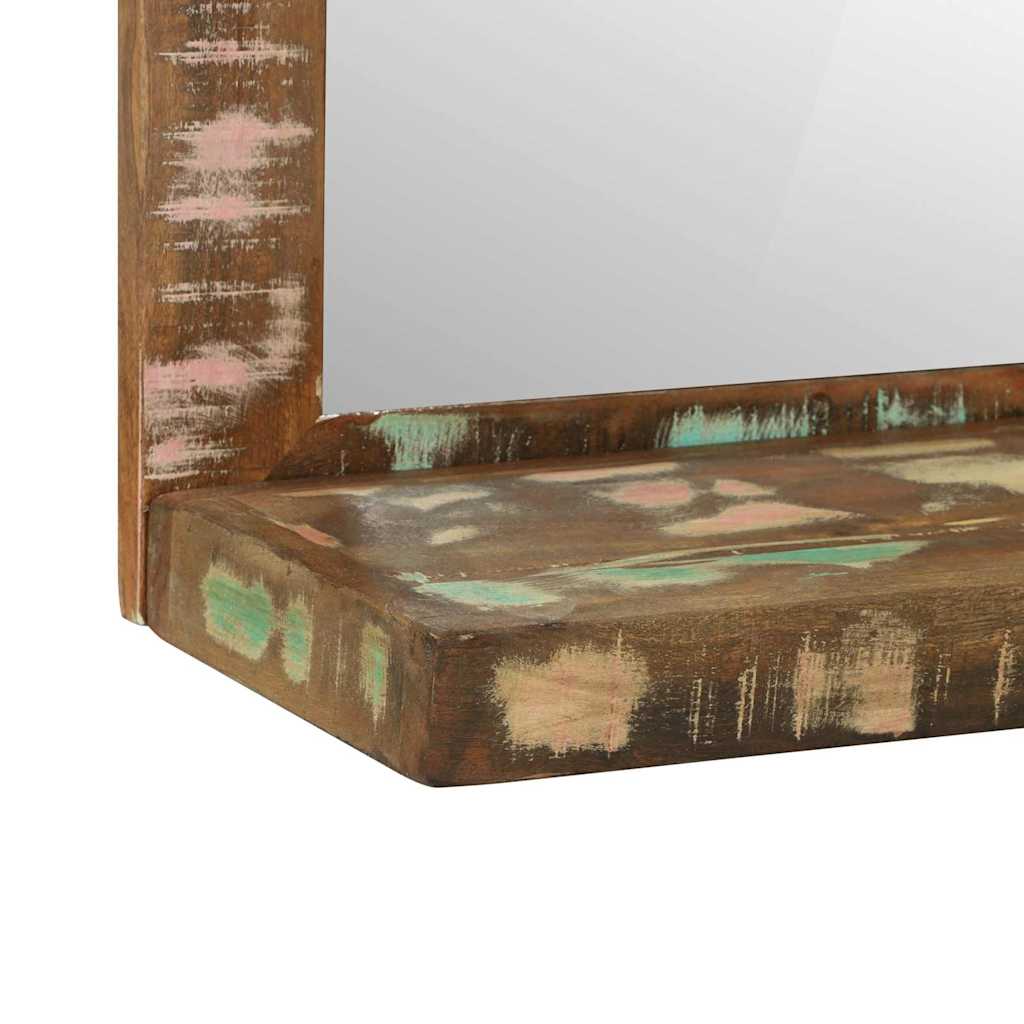 vidaXL Καθρέφτης Μπάνιου 50x22x70 εκ. Στερεό Ξύλο Ανακυκλωμένο