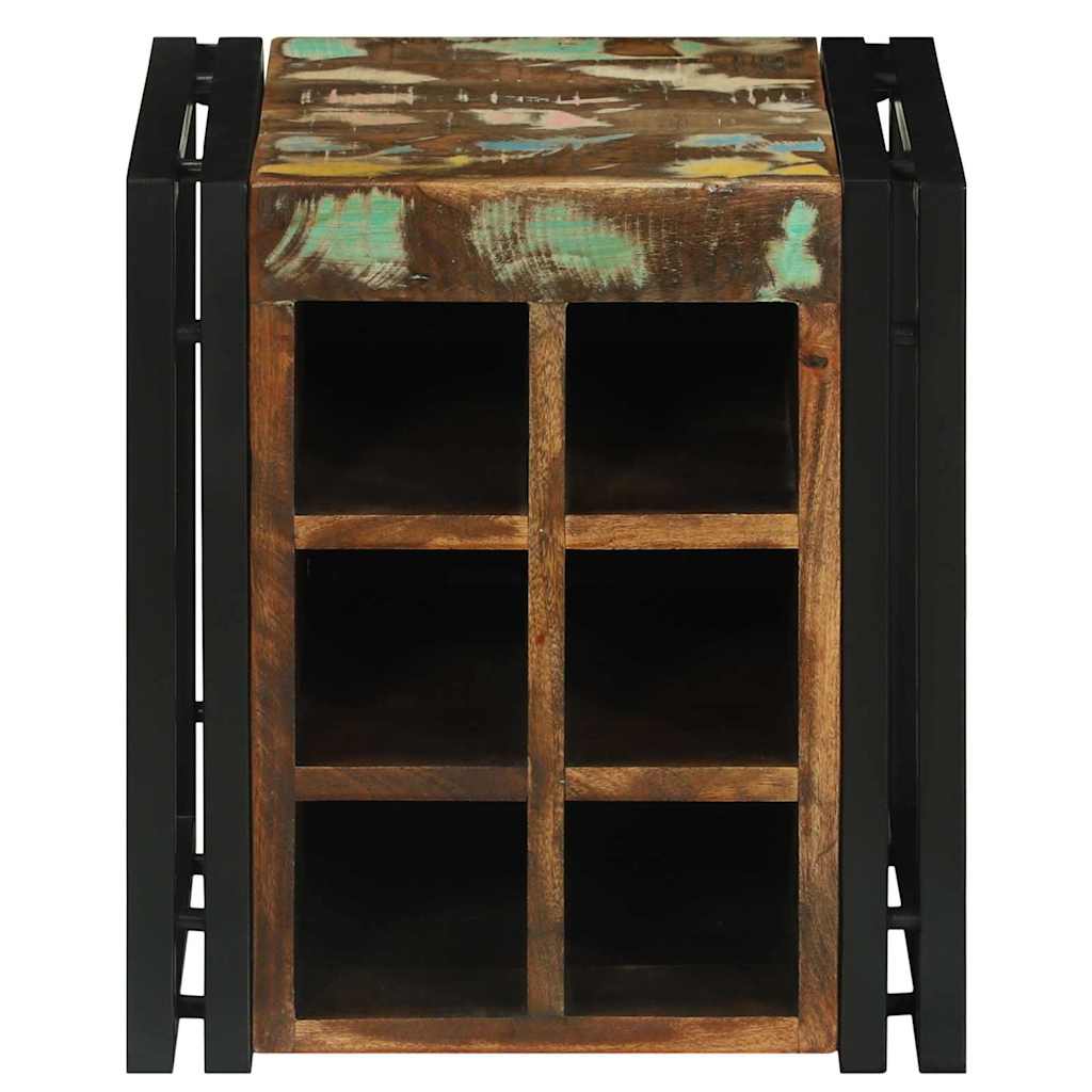 vidaXL Ράφι κρασιού 34.5x35x39 εκ. Ανακυκλωμένο ξύλο