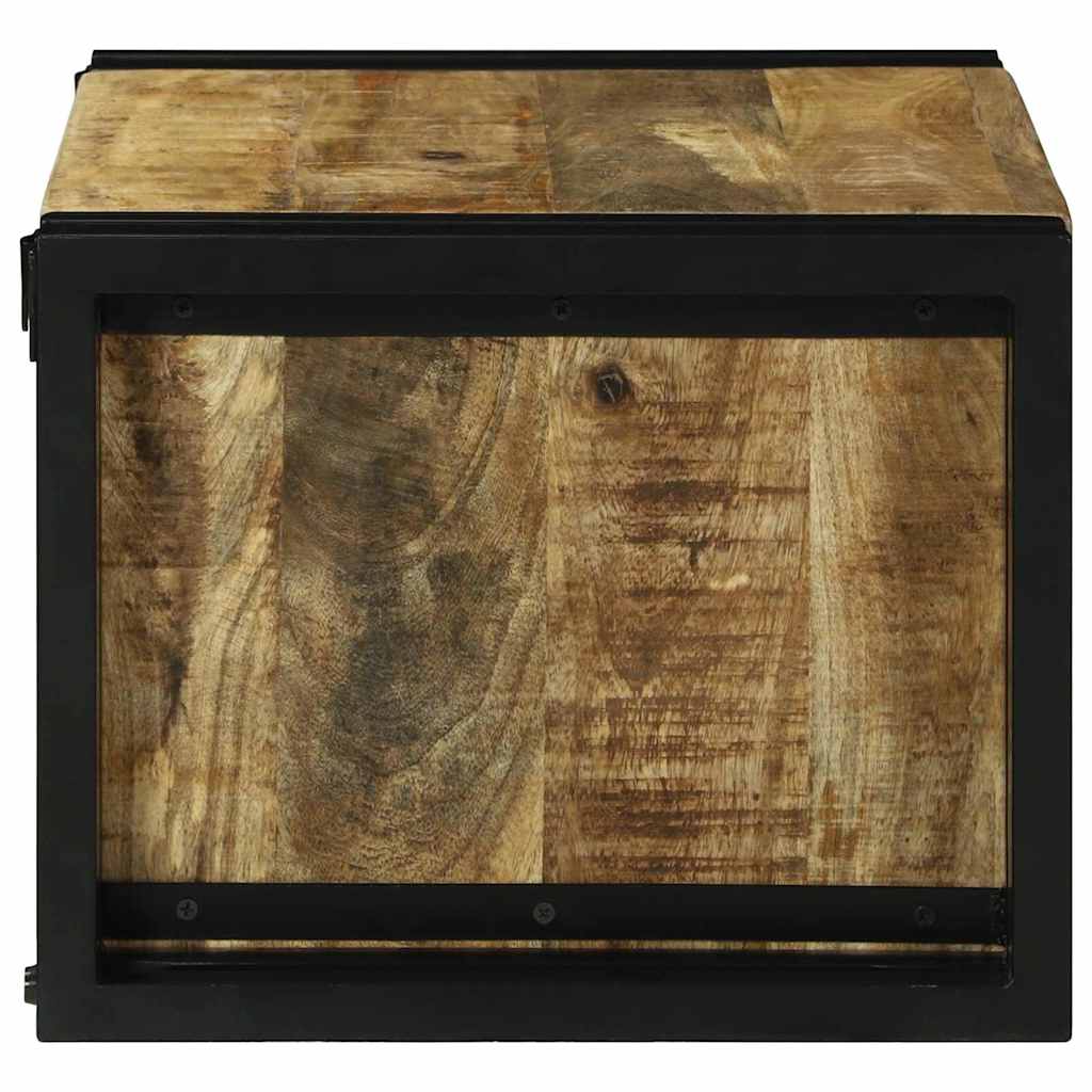 vidaXL Κρεμάστρα Κρασιού 46x35x27.5 εκ Μασίφ Ξύλο Τραχύ Μάνγκο