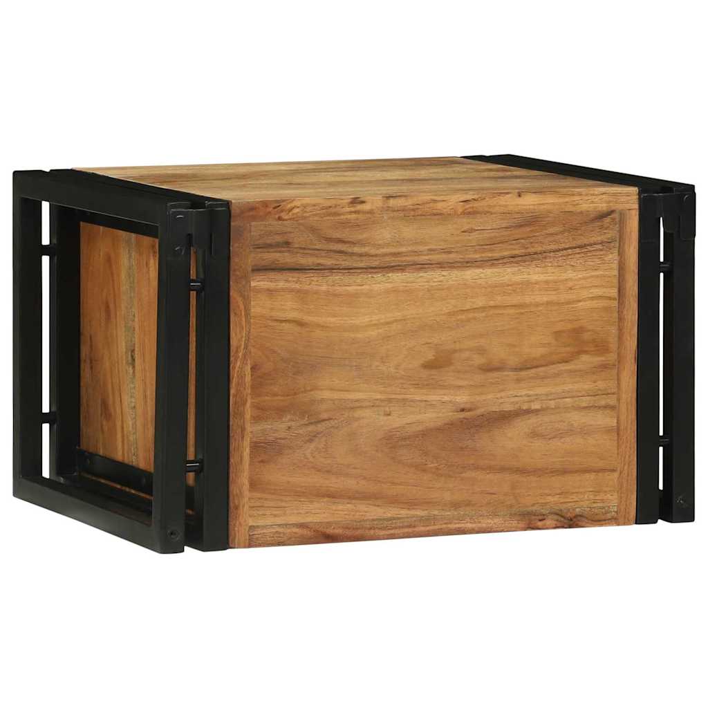 vidaXL Ράφι Κρασιού 46x35x27.5 cm Μασίφ Ξύλο Ακακίας