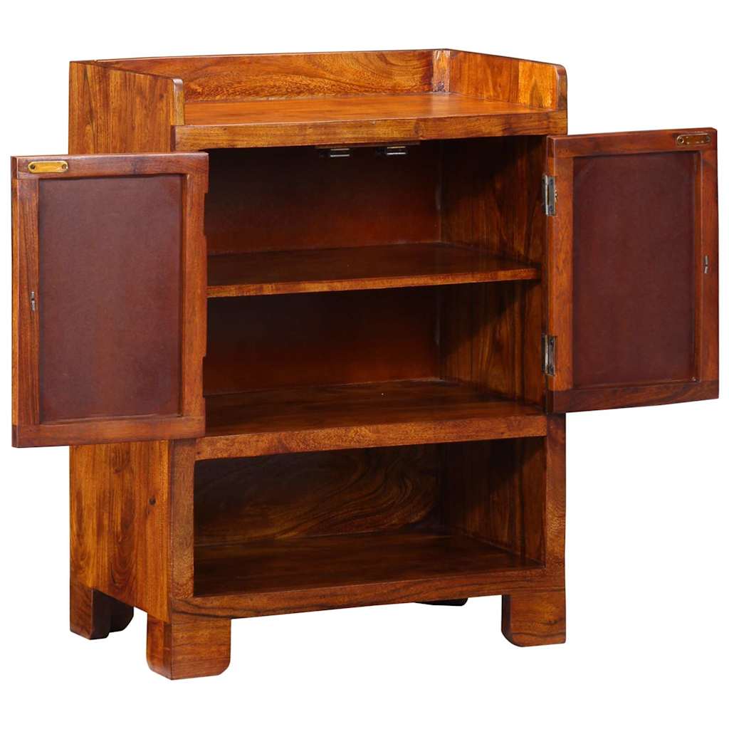 vidaXL Ντουλάπα Παπουτσιών Καφέ 55 x 35 x 75 εκ Μασίφ ξύλο ακακίας