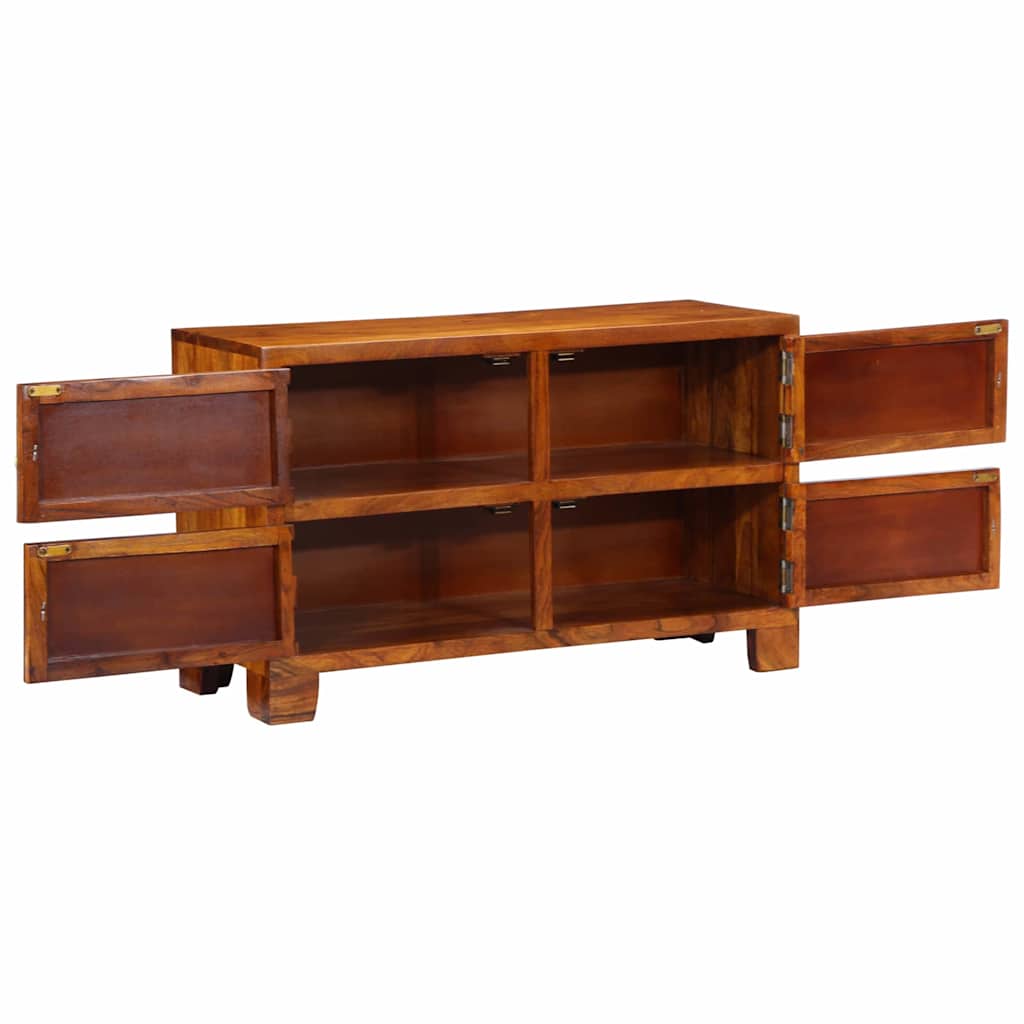 vidaXL Ντουλάπα Παπουτσιών Καφέ 90 x 35 x 55 εκ. Μασίφ ξύλο ακακίας