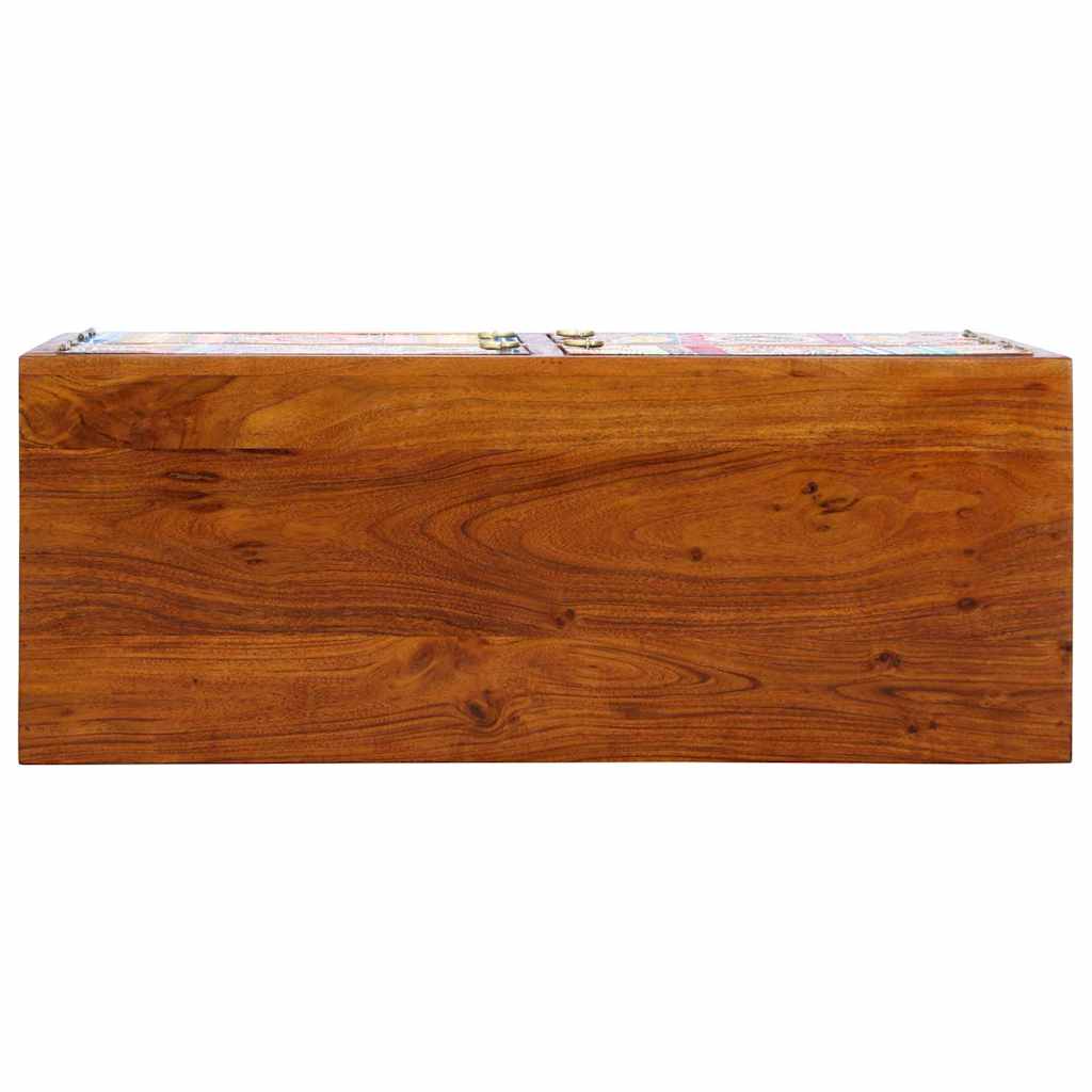 vidaXL Ντουλάπα Παπουτσιών Καφέ 90 x 35 x 55 εκ. Μασίφ ξύλο ακακίας