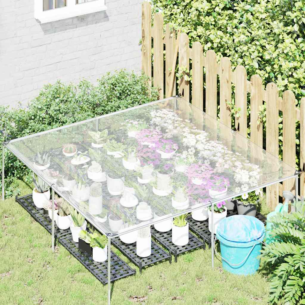 vidaXL Διαφανής Μουσαμάς με Οπές 2x2 μ. από Πολυαιθυλένιο