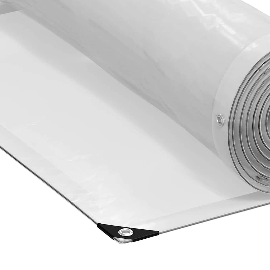 vidaXL Σαφής μουσαμάς με οπές 2x3 m πολυαιθυλένιο