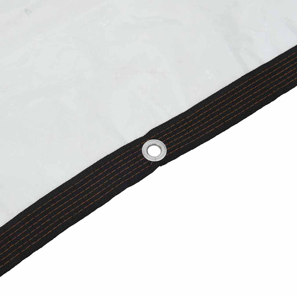 vidaXL Σαφής μουσαμάς με οπές 3x5 m Πολυαιθυλένιο