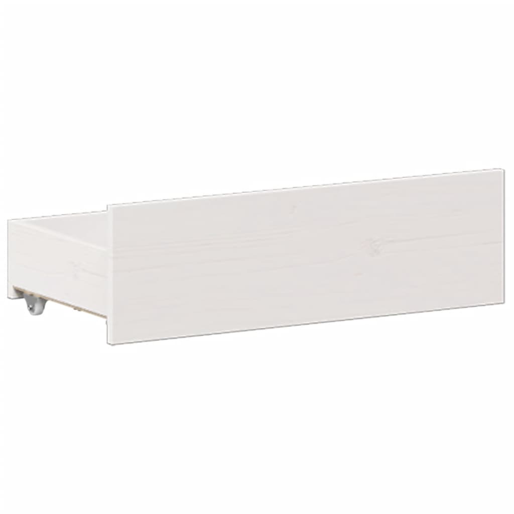 vidaXL Κρεβάτι Βιβλιοθήκη Χωρίς Στρώμα 140x200 εκ Μασίφ Ξύλο Πεύκο