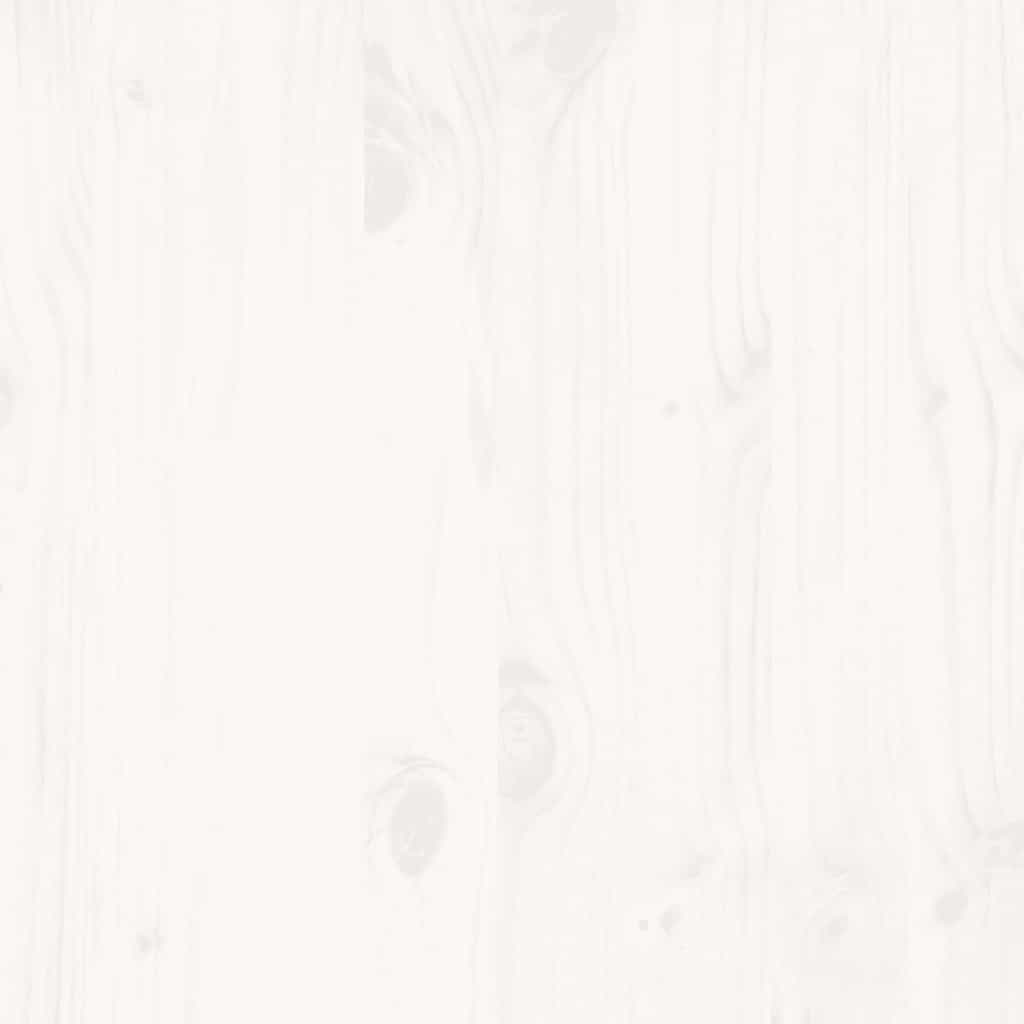 vidaXL Σκελετός Κρεβ. Χωρίς Στρώμα Λευκό 180x200 εκ Μασίφ Πεύκο