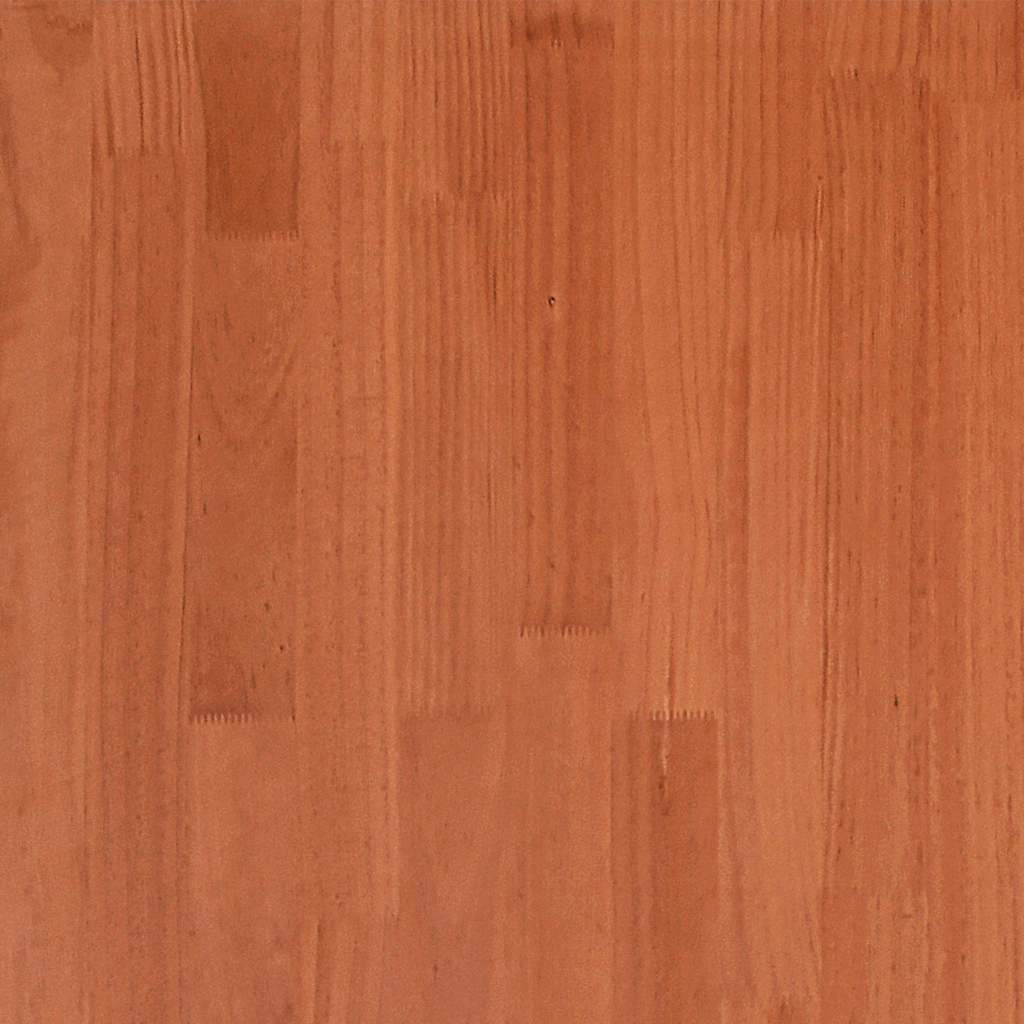vidaXL Σκελετός Κρεβατιού Χωρίς Στρώμα Καφέ 140x200 Μασίφ Ξύλο Πεύκου