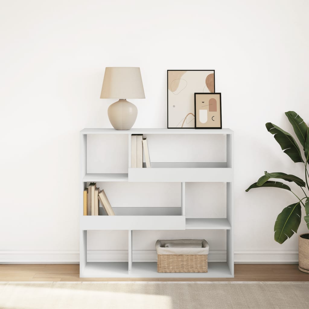 vidaXL Βιβλιοθήκη/Διαχωριστικό Χώρου Λευκό 100x33x94,5 εκ.