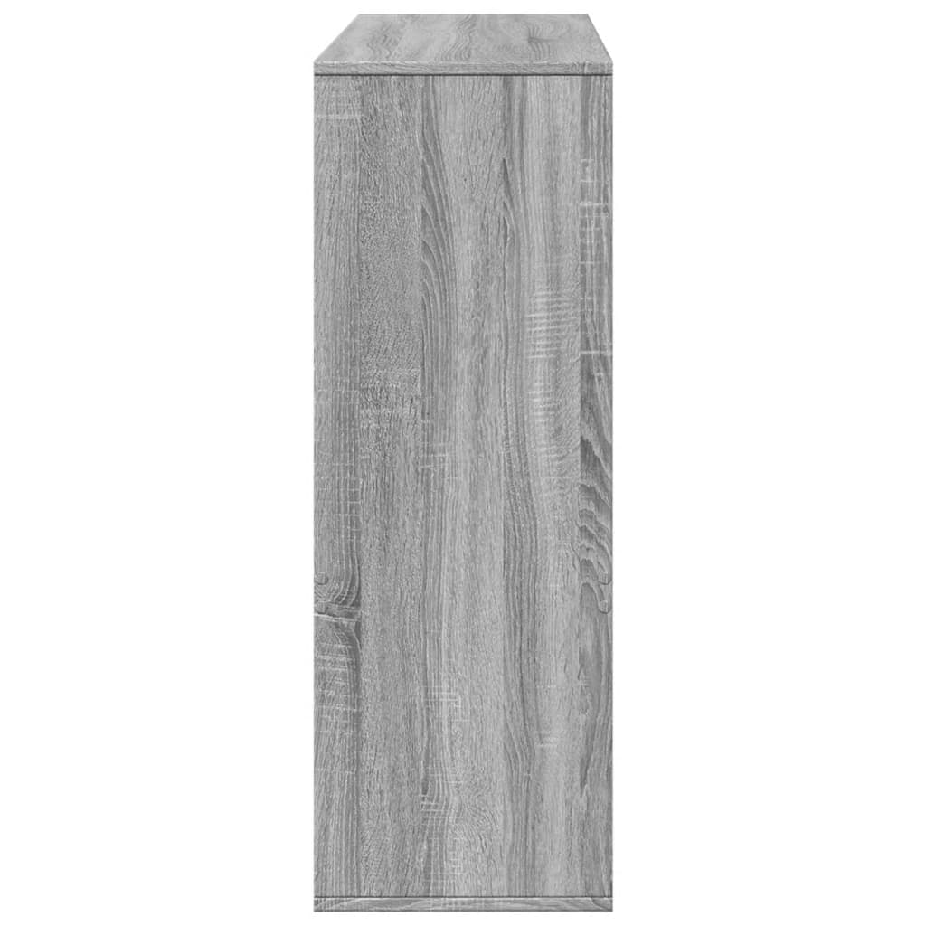 vidaXL Βιβλιοθήκη/Διαχωριστικό Χώρου Γκρι Sonoma 100x33x94,5 εκ.
