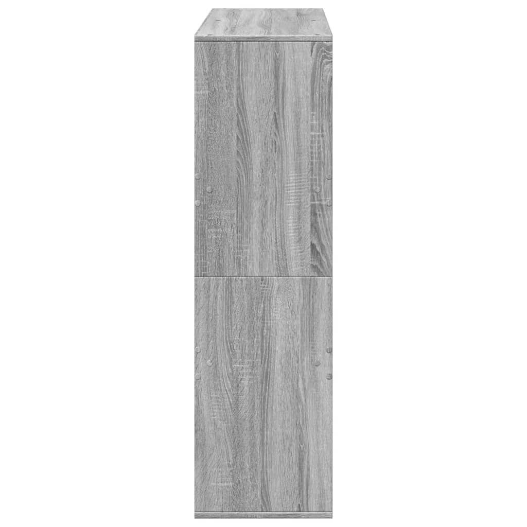 vidaXL Βιβλιοθήκη/Διαχωριστικό Χώρου Γκρι Sonoma 100x33x115 εκ.