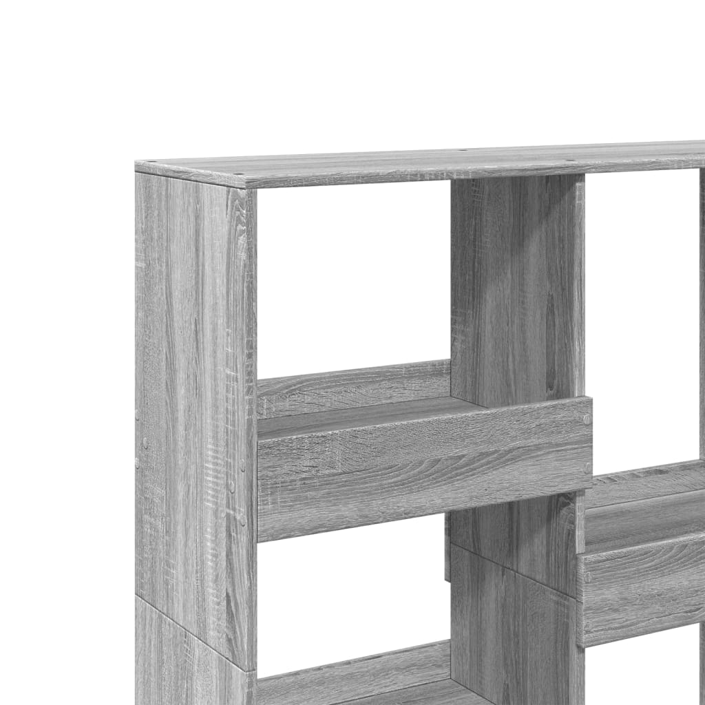vidaXL Βιβλιοθήκη/Διαχωριστικό Χώρου Γκρι Sonoma 100x33x115 εκ.