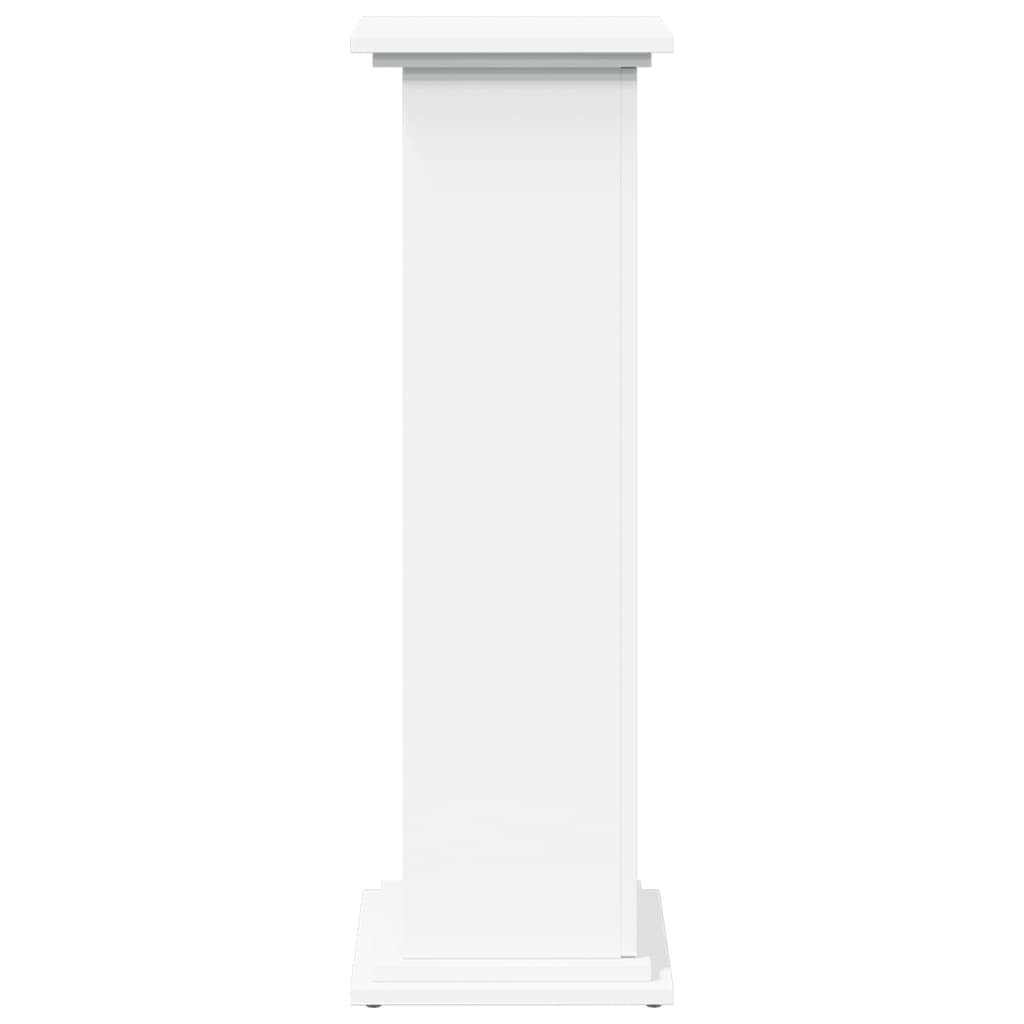 vidaXL Βάση Οθόνης με Αποθ. Λευκή 31x30x90 εκ. Επεξεργασμένο Ξύλο