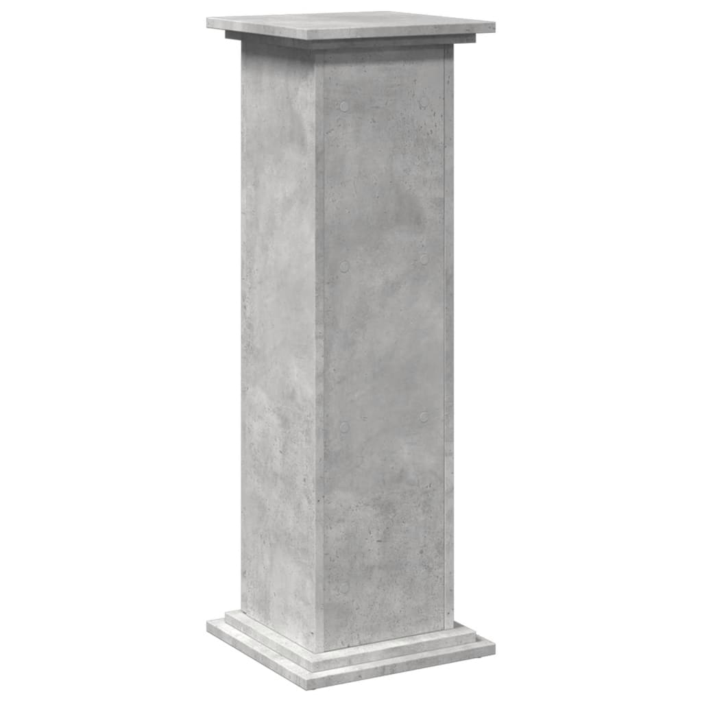 vidaXL Βάση Οθόνης με Αποθ. Γκρι Σκυρ. 31x30x90 εκ. Επεξεργασμένο Ξύλο