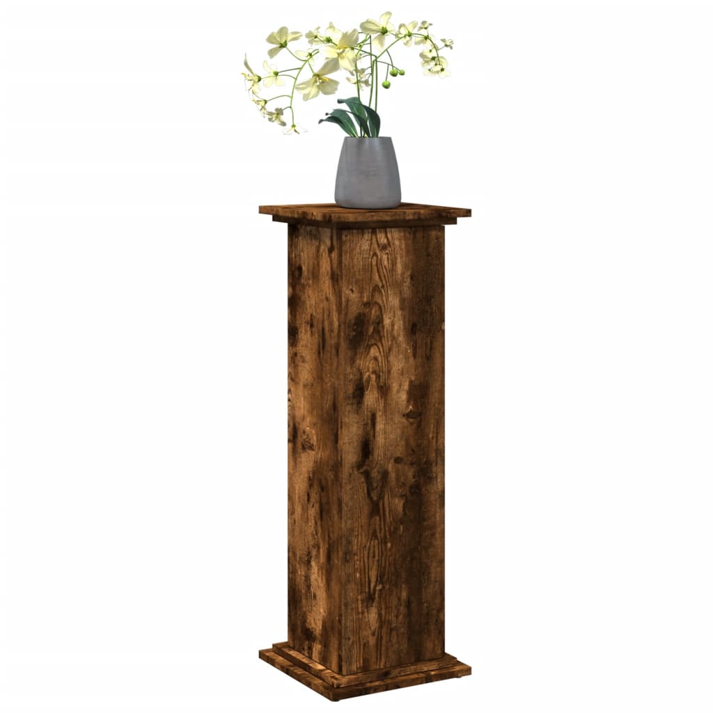 vidaXL Βάση Οθόνης με Αποθ. Καπνιστή Δρυς 31x30x90 εκ. Επεξ. Ξύλο