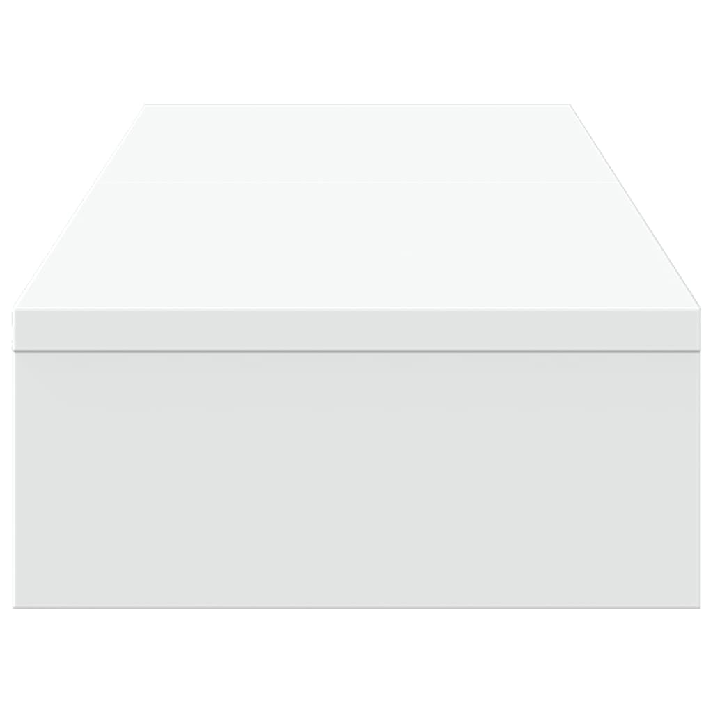 vidaXL Βάση Οθόνης Ρυθμιζ. Λευκό 80x24x10,5εκ Επεξεργ Ξύλο