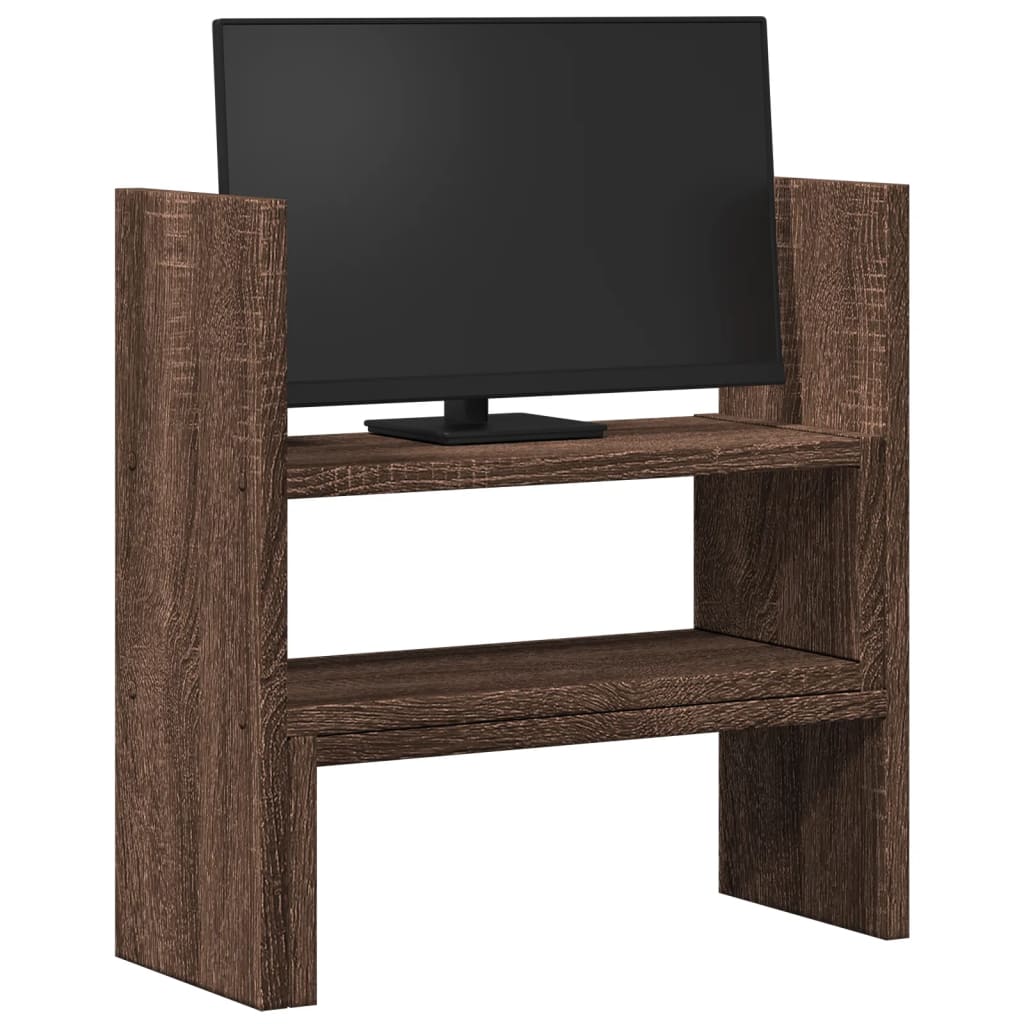 vidaXL Έπιπλο Οργάνωσης Γραφείου Ρυθμιζ. Δρυς 40x17x41 εκ. Επεξ. Ξύλο