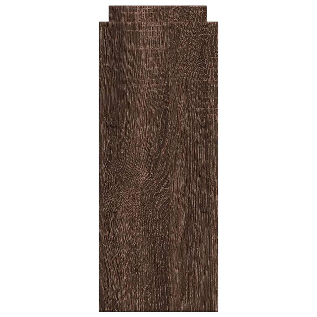 vidaXL Έπιπλο Οργάνωσης Γραφείου Ρυθμιζ. Δρυς 40x17x41 εκ. Επεξ. Ξύλο