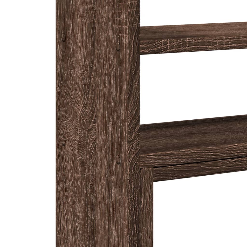 vidaXL Έπιπλο Οργάνωσης Γραφείου Ρυθμιζ. Δρυς 40x17x41 εκ. Επεξ. Ξύλο