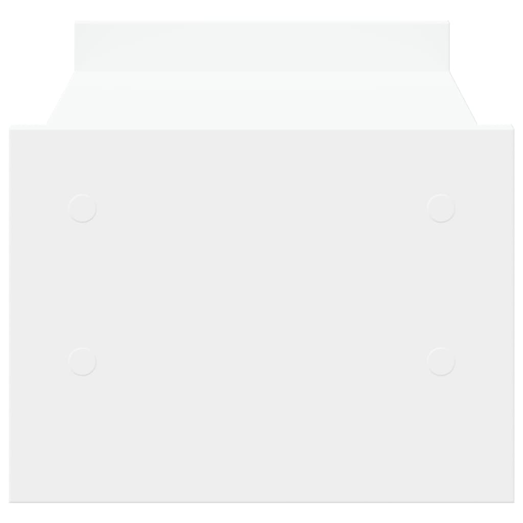 vidaXL Βάση Οθόνης Λευκή 50x27x20 εκ. από Επεξ. Ξύλο