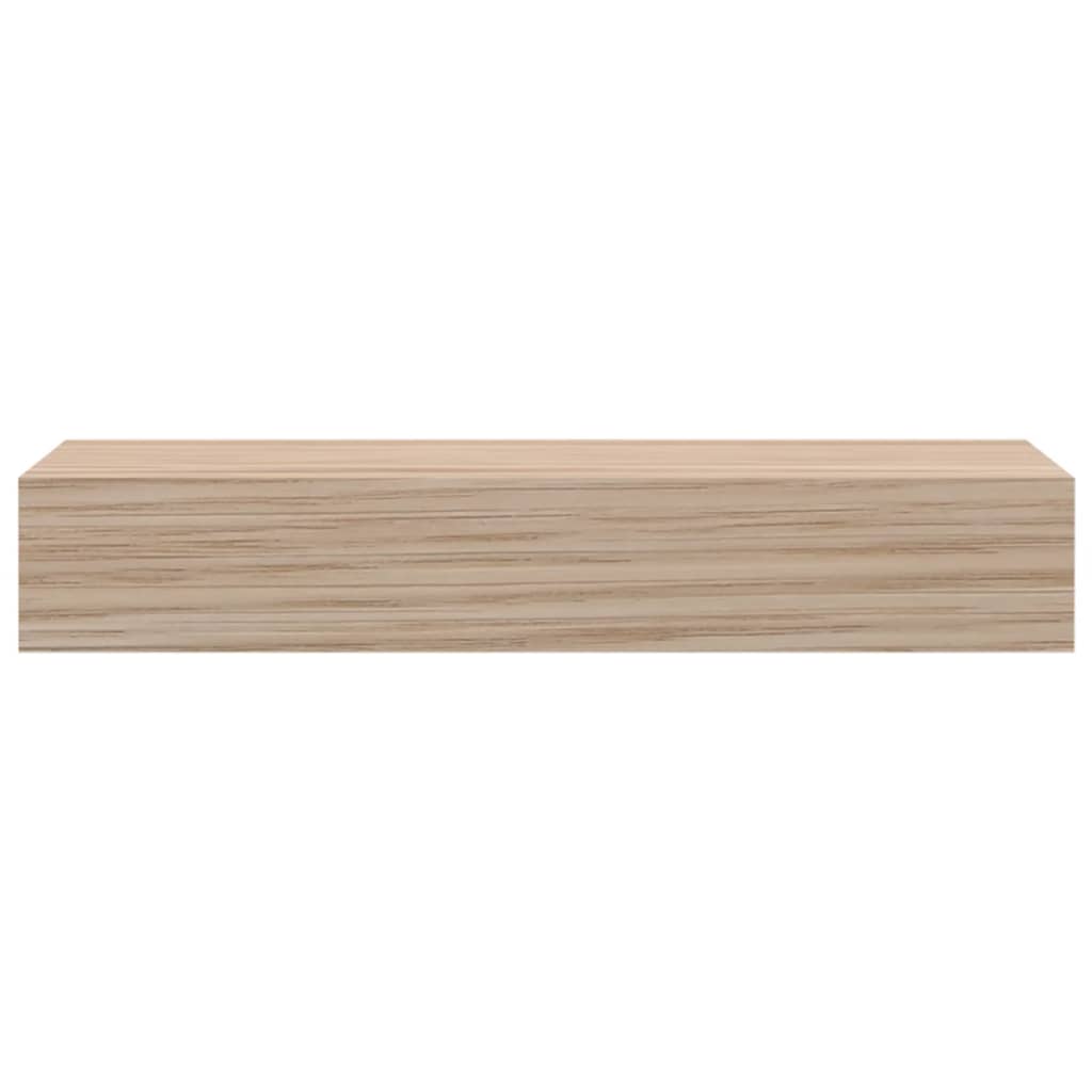 vidaXL Ράφια Τοίχου 2 τεμ. 23x23,5x4 εκ. Επεξεργασμένο Ξύλο