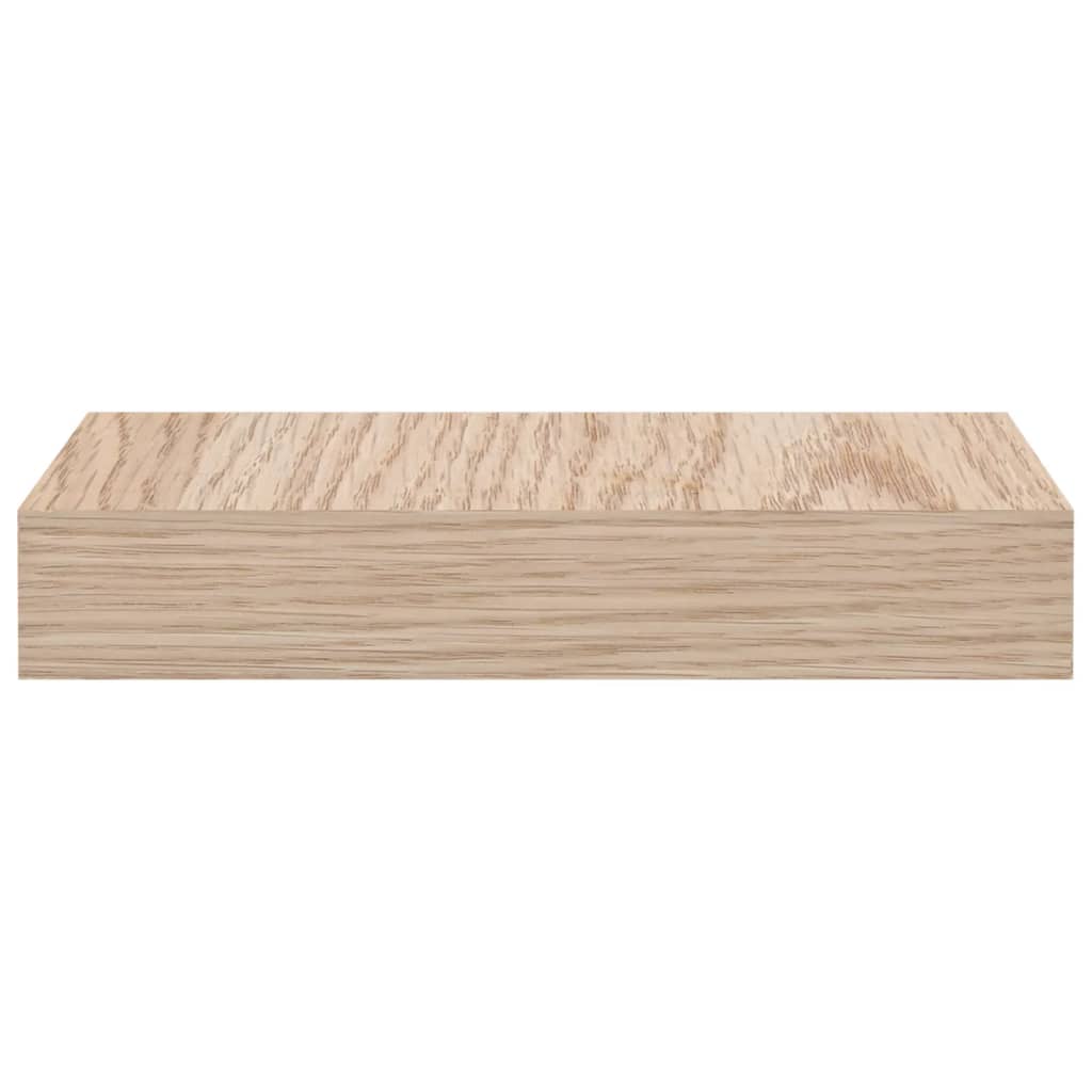 vidaXL Ράφια Τοίχου 2 τεμ. 23x23,5x4 εκ. Επεξεργασμένο Ξύλο