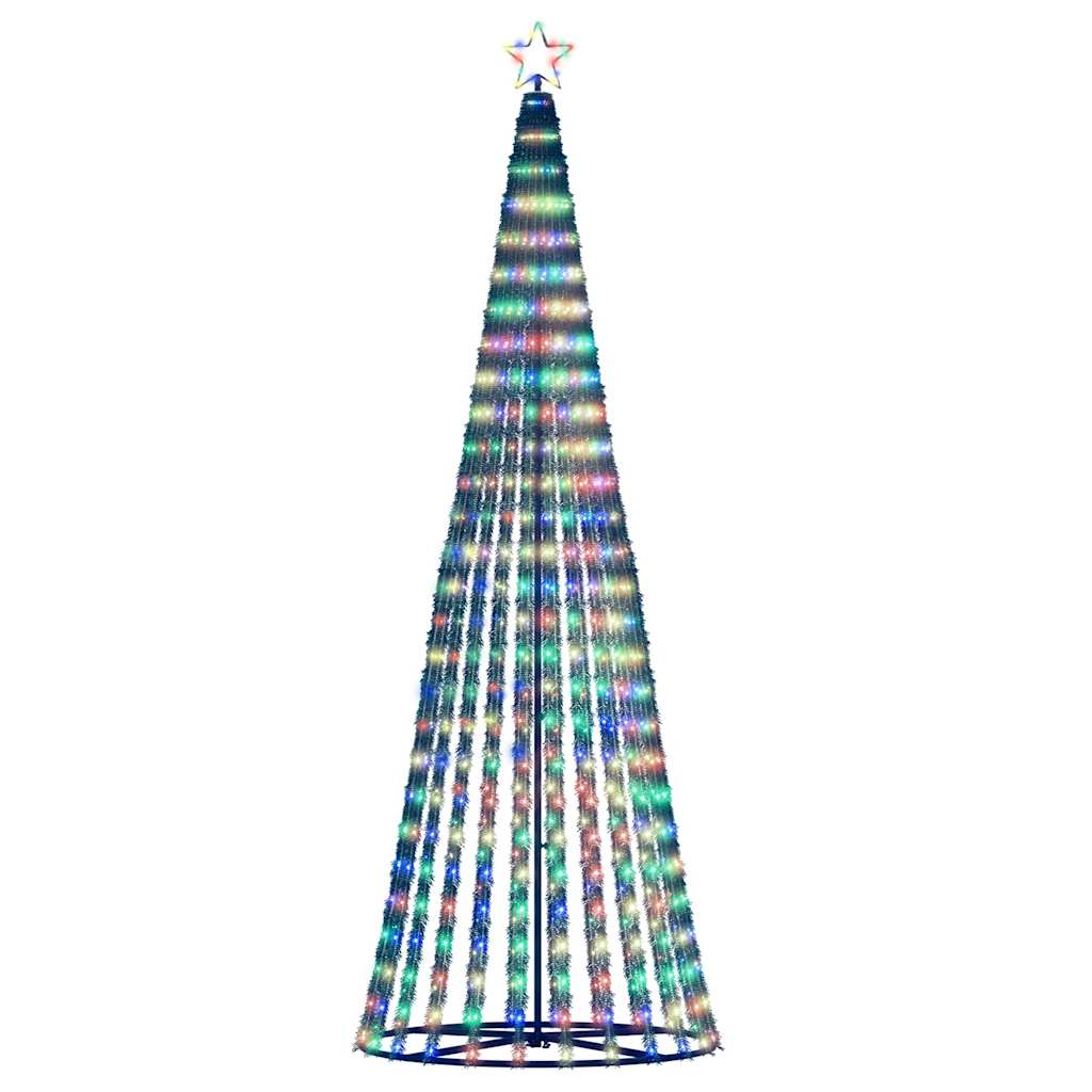 vidaXL Χριστουγεννιάτικο δέντρο LED 475 LED πολύχρωμο 247 cm