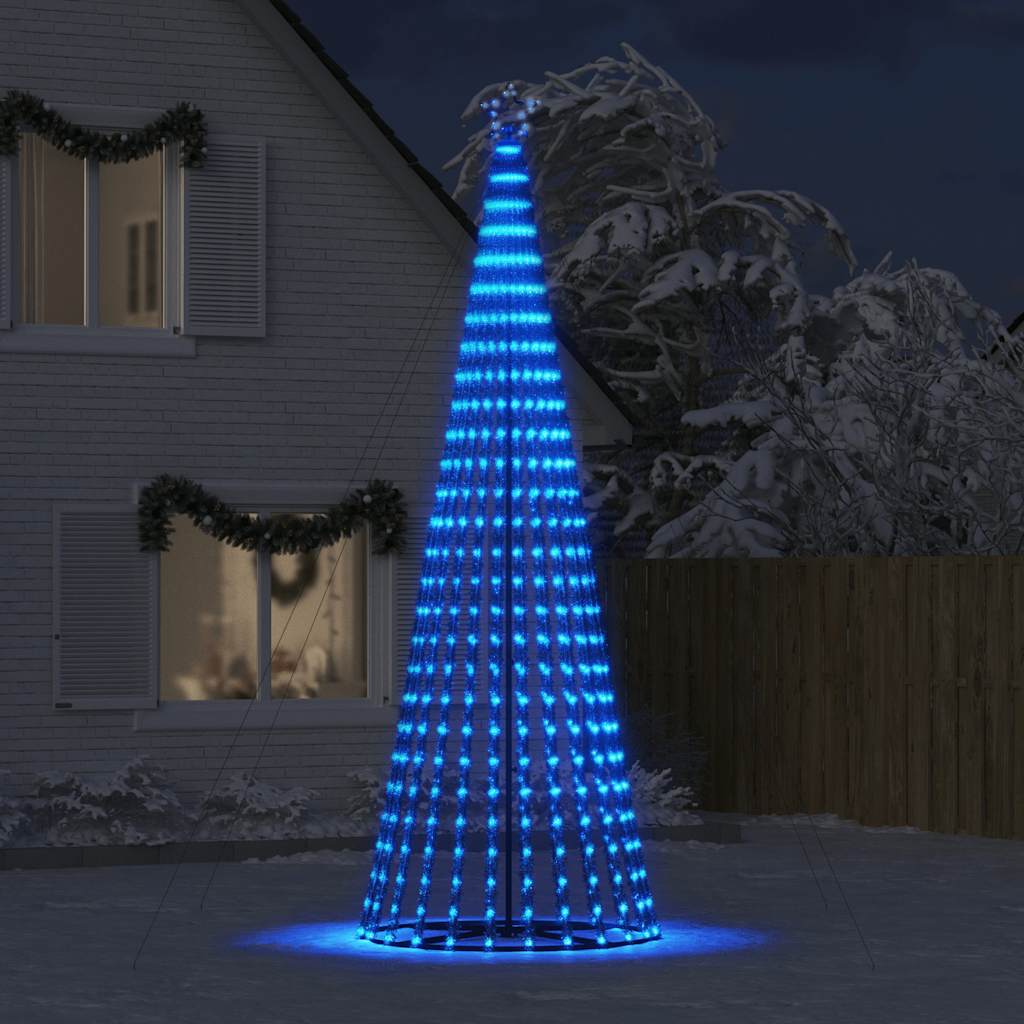 vidaXL Χριστουγεννιάτικο δέντρο LED 1028 LED μπλε 403 cm