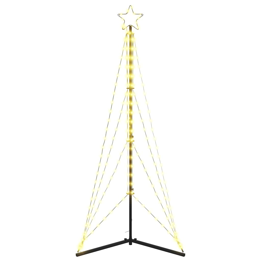 vidaXL Χριστουγεννιάτικο δέντρο LED 363 LED Θερμό Λευκό 182 εκ.