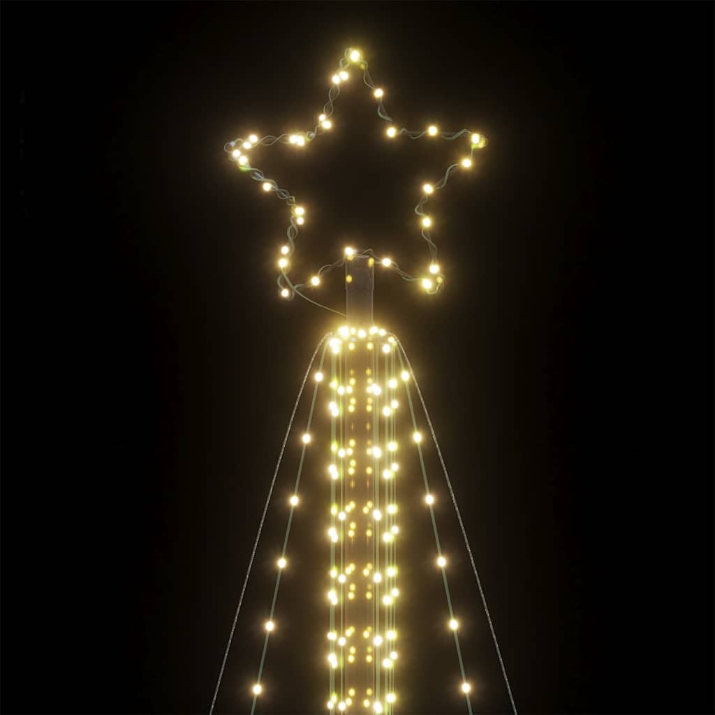 vidaXL Χριστουγεννιάτικο δέντρο LED 861 LED Θερμό Λευκό 478 εκ.