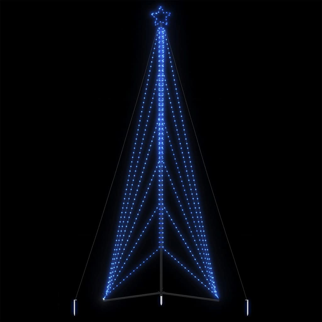 vidaXL Χριστουγεννιάτικο δέντρο LED 861 LED μπλε 478 εκ.