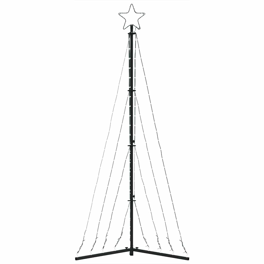 vidaXL Χριστουγεννιάτικο δέντρο LED 339 LED πολύχρωμο 187 εκ.