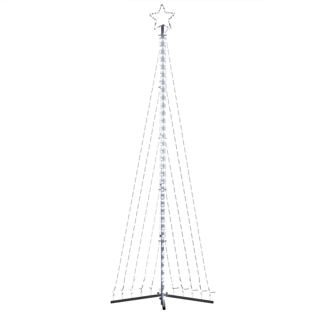 vidaXL Χριστουγεννιάτικο δέντρο LED 495 LED Ψυχρό Λευκό 300,5 εκ.