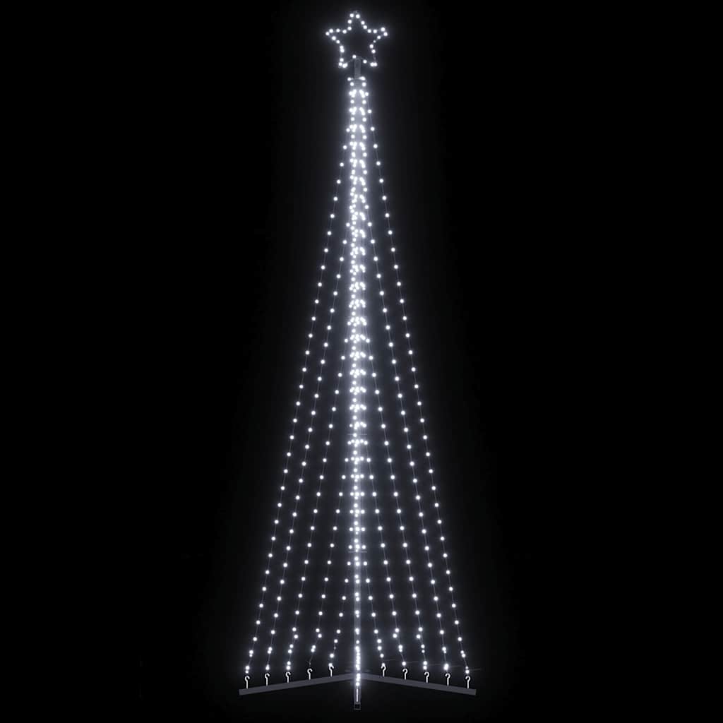 vidaXL Χριστουγεννιάτικο δέντρο LED 495 LED Ψυχρό Λευκό 300,5 εκ.