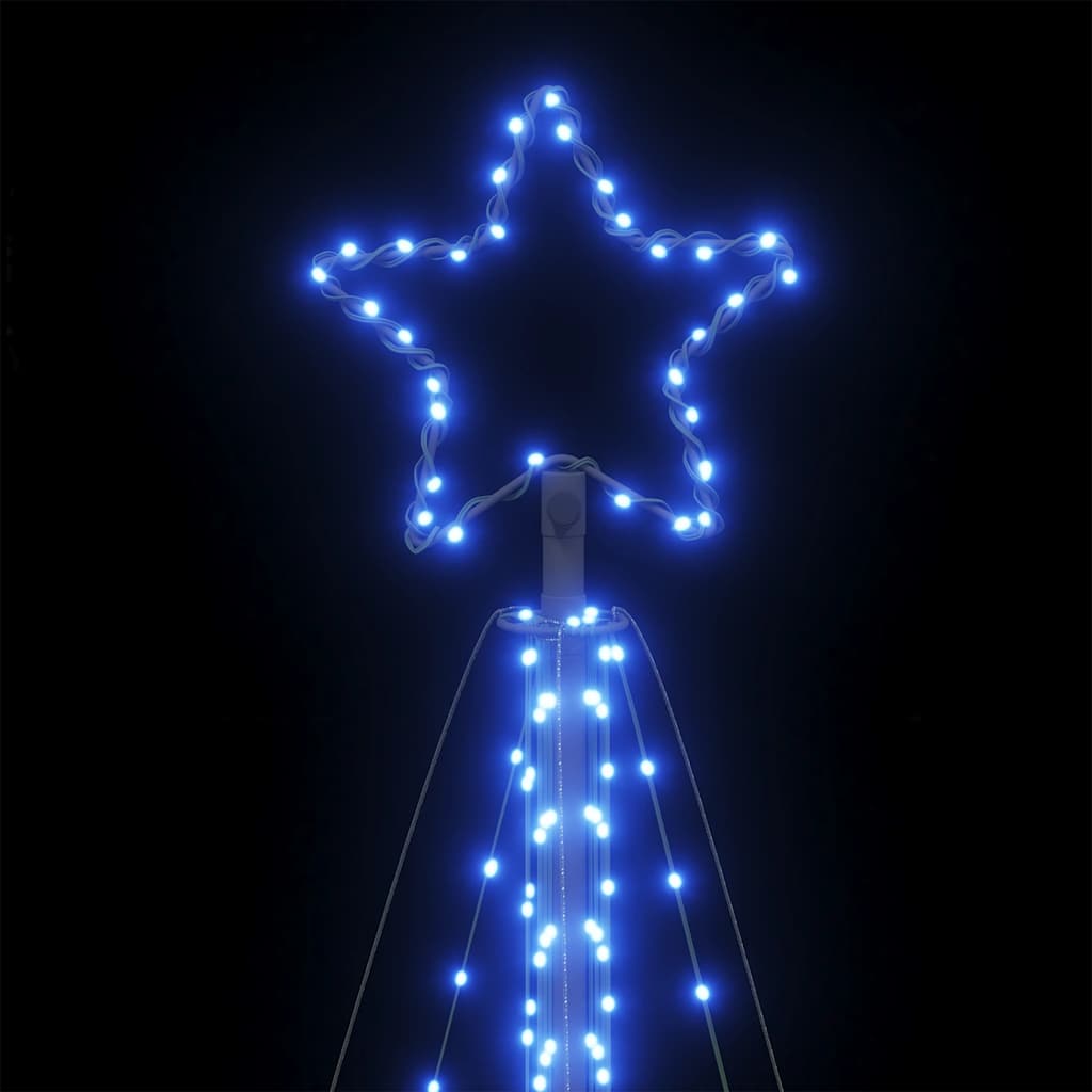 vidaXL Χριστουγεννιάτικο δέντρο LED 570 LED μπλε 399 εκ.