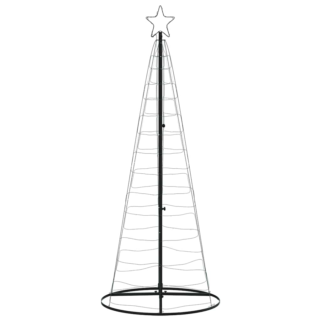 vidaXL Χριστουγεννιάτικο δέντρο LED 200 LED πολύχρωμα 182 cm