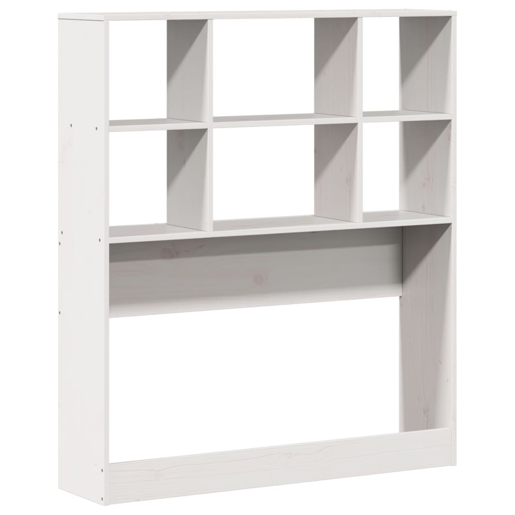 vidaXL Κεφαλάρι με Αποθ. Χώρο Λευκό 90 εκ. από Μασίφ Ξύλο Πεύκου