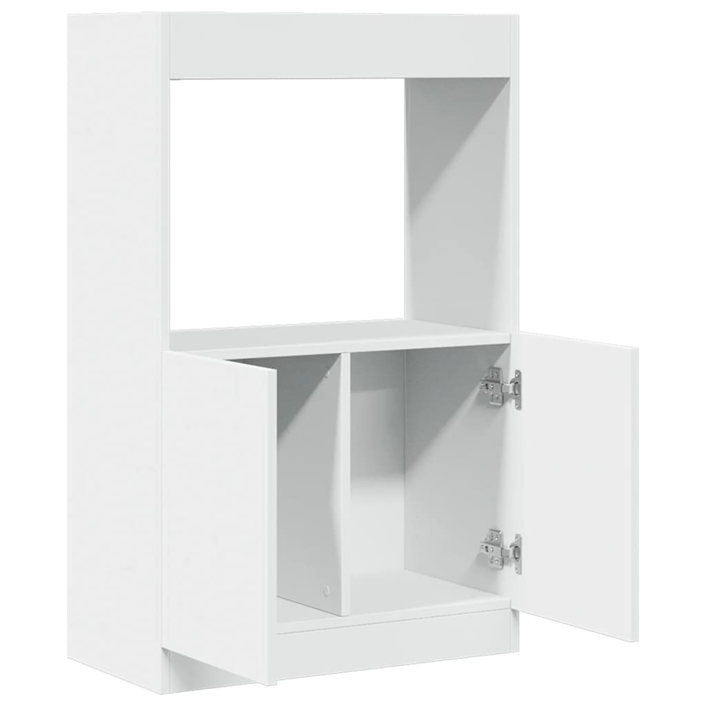 vidaXL Ντουλάπι Λευκό 63x33x100 εκ. από Επεξεργασμένο Ξύλο