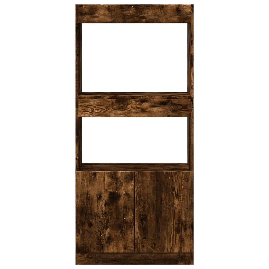 vidaXL Ντουλάπι Καπνιστή Δρυς 63x33x140 εκ. από Επεξεργασμένο Ξύλο
