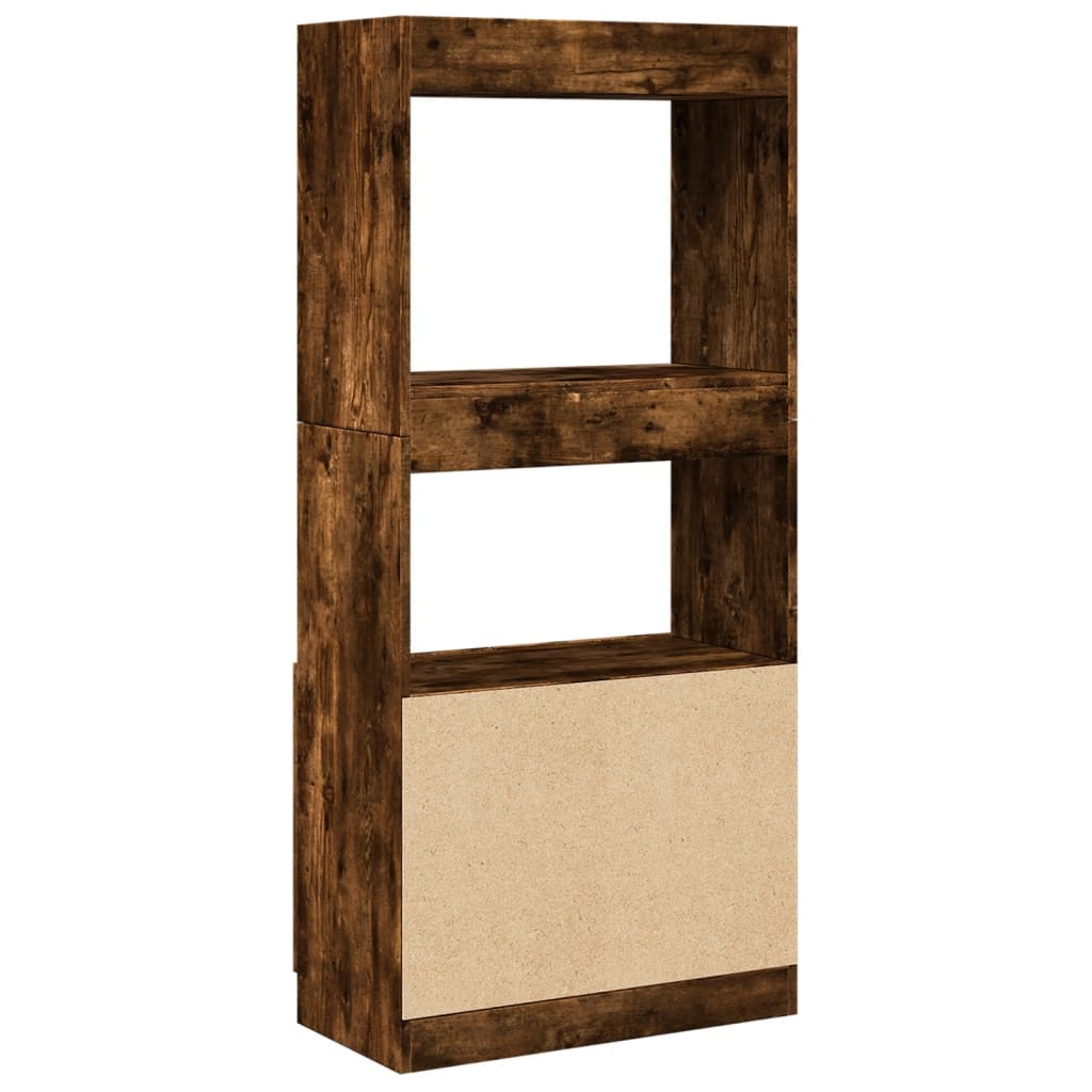 vidaXL Ντουλάπι Καπνιστή Δρυς 63x33x140 εκ. από Επεξεργασμένο Ξύλο