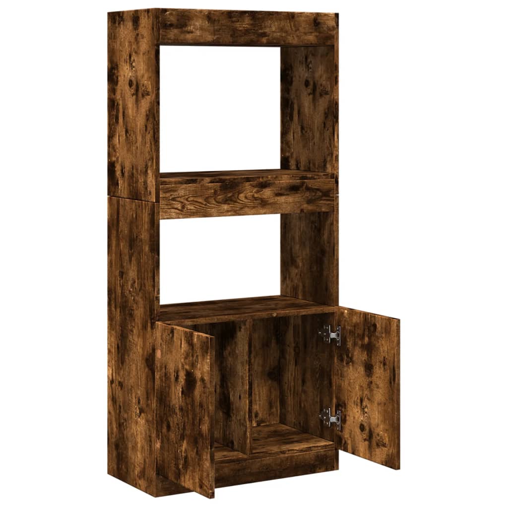 vidaXL Ντουλάπι Καπνιστή Δρυς 63x33x140 εκ. από Επεξεργασμένο Ξύλο