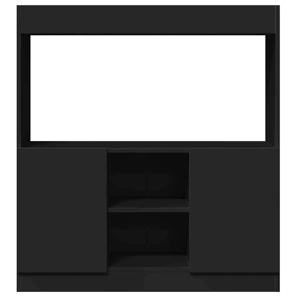 vidaXL Ντουλάπι Μαύρο 92x33x100 εκ. από Επεξεργασμένο Ξύλο