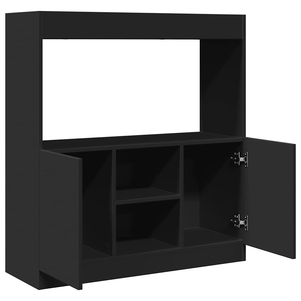 vidaXL Ντουλάπι Μαύρο 92x33x100 εκ. από Επεξεργασμένο Ξύλο